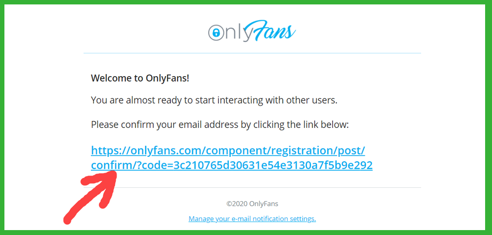Email only confirmation fans Twitter email